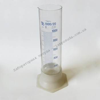 Цилиндр мерный 3-1000-2 (низкий)